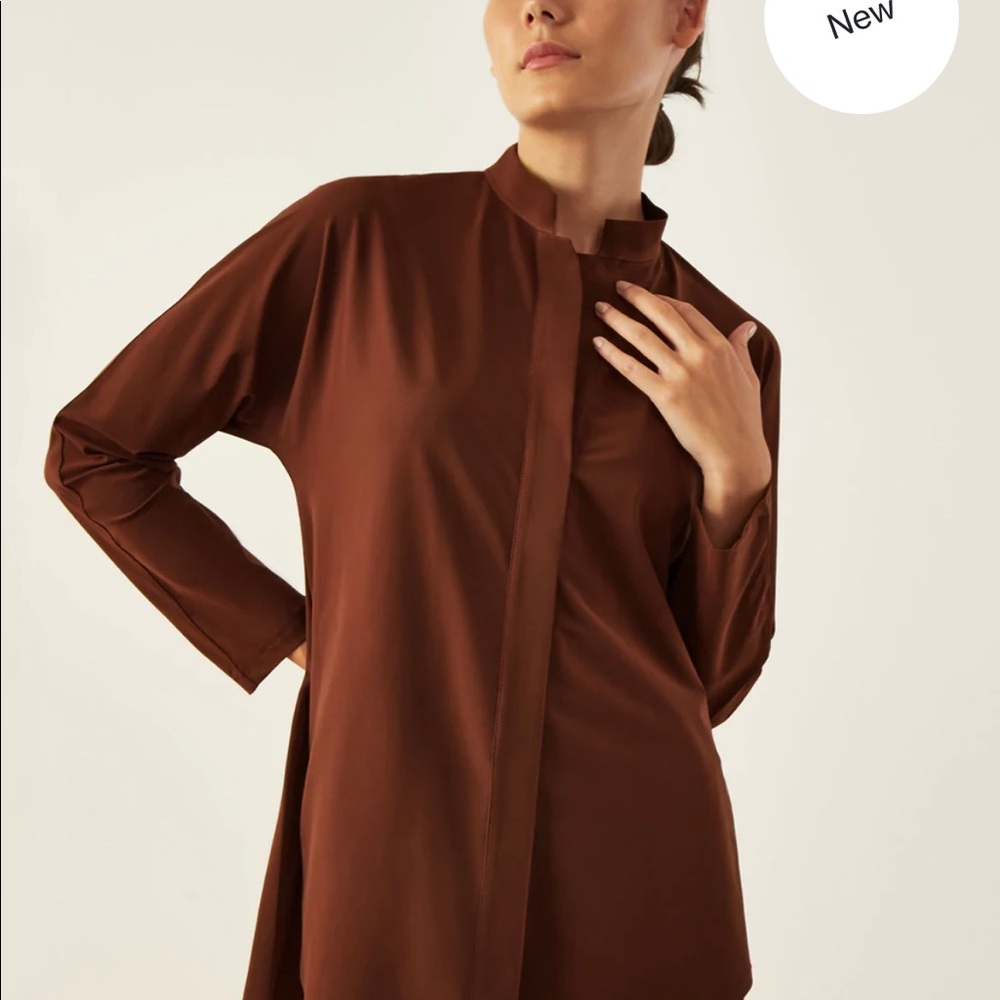 ADAY Something Borrowed Classic Shirt - Black- Large Good as new